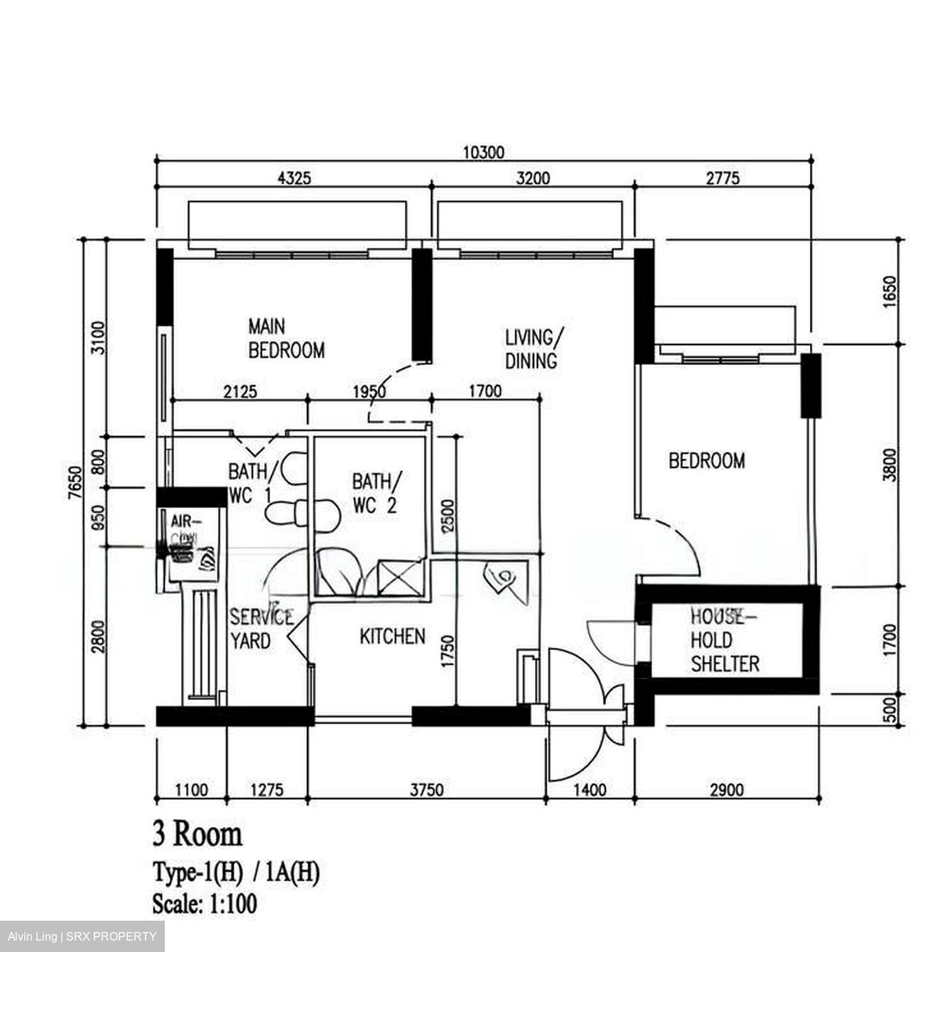 Blk 419A Waterfront II @ Northshore (Punggol), HDB 3 Rooms #588705061